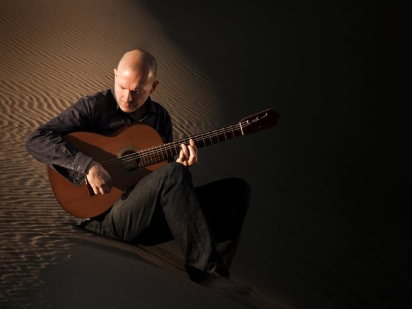 Nouveau flamenco guitarist Ottmar Liebert.
